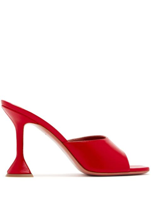 Amina Muaddi 95mm Lupita sandals - Red - zdjęcie produktu nr 1