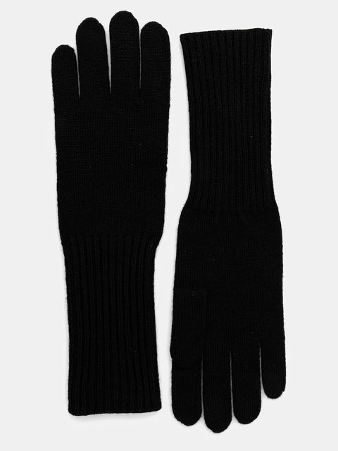 Marc O'Polo rękawiczki damskie kolor czarny 509556104001 - zdjęcie produktu nr 1