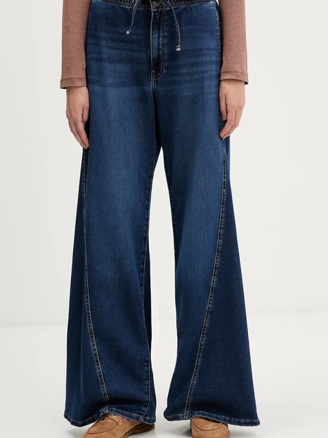 Guess Jeans jeansy damskie kolor niebieski W6RA2J D6541 - zdjęcie produktu nr 1