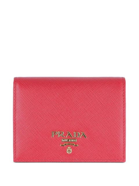 Prada small Saffiano leather wallet - Red - zdjęcie produktu nr 1