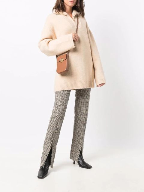 Tory Burch Miller phone cross body bag - Brown