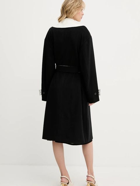 Karl Lagerfeld płaszcz wełniany