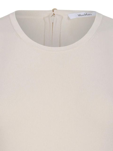 Max Mara round-neck dress - Neutrals