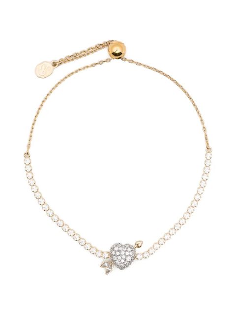 Swarovski Idyllia mixed cuts heart arrow bracelet - Gold - zdjęcie produktu nr 1