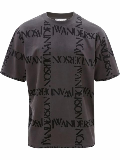JW Anderson logo-print T-shirt - Grey - zdjęcie produktu nr 1