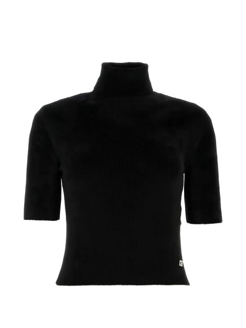 Gucci roll-neck ribbed crop top - Black - zdjęcie produktu nr 1