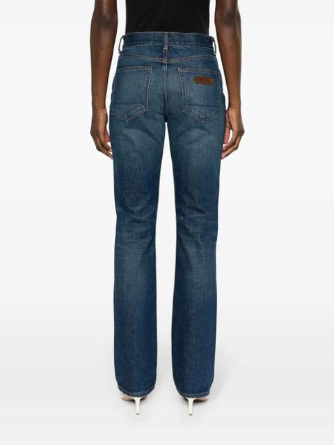TOM FORD mid-rise straight jeans - Blue - zdjęcie produktu nr 2