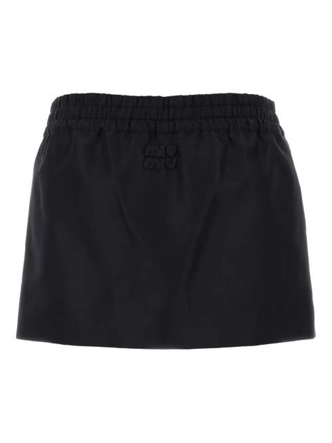 Miu Miu pockets-detail mini skirt - Blue - zdjęcie produktu nr 2