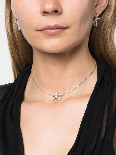 Swarovski Volta bow two-piece set - Silver - zdjęcie produktu nr 2