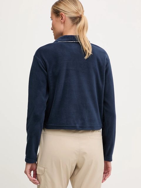 Helly Hansen bluza polarowa DAYBREAKER damska kolor granatowy z aplikacją 49561