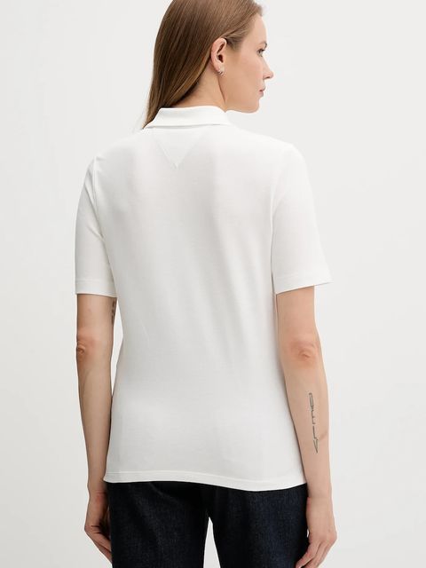Tommy Hilfiger polo damski kolor biały WW0WW47315
