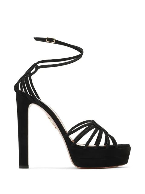 Aquazzura Sweetheart platform sandals - Black - zdjęcie produktu nr 1