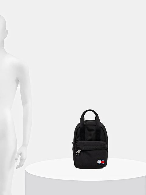 Tommy Jeans plecak damski kolor czarny mały gładki AW0AW17577