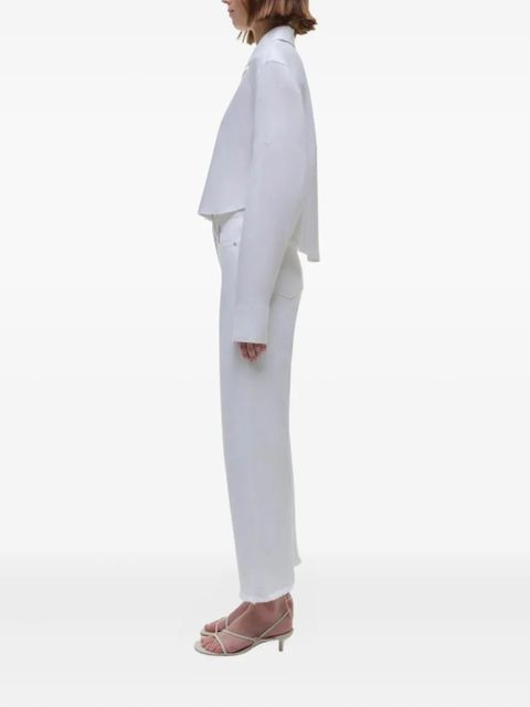 Simkhai Renata cropped shirt - White