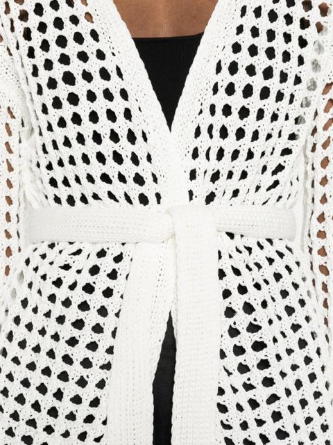 Max Mara Mxpgelo openwork cardigan - White
