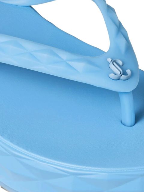 Jimmy Choo Diamond platform flip-flops - Blue