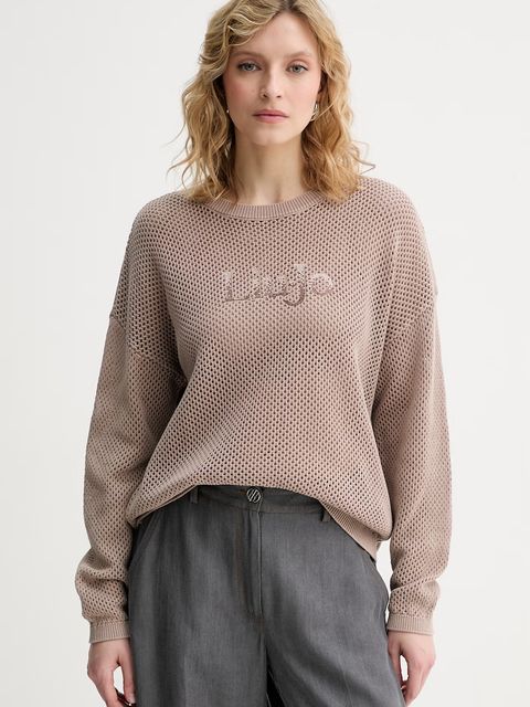 Liu Jo sweter damski bawełniany - zdjęcie produktu nr 2