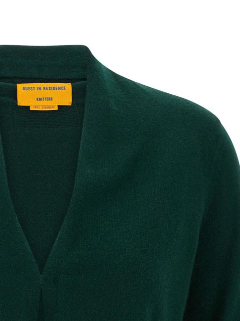 Guest In Residence Stealth cashmere cardigan - Green