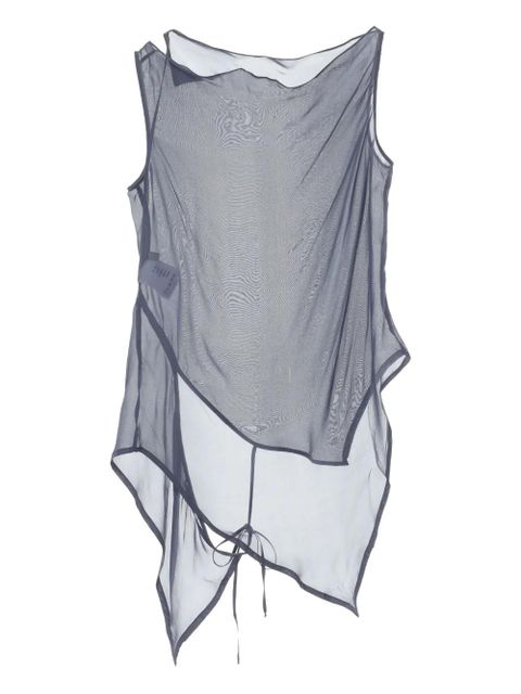 Paloma Wool asymmetric silk top - Blue - zdjęcie produktu nr 1