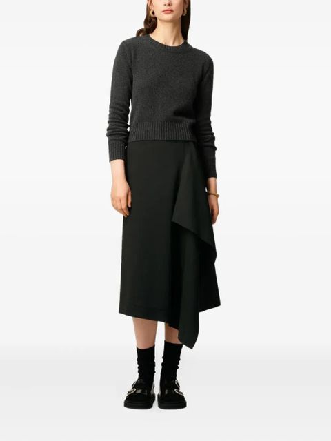 AMI Paris cashmere crew-neck sweater - Grey - zdjęcie produktu nr 2