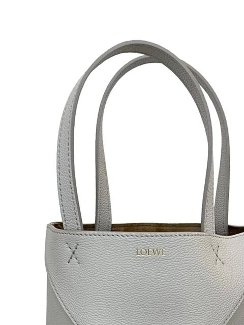 LOEWE mini Puzzle Fold tote bag - Grey - zdjęcie produktu nr 2