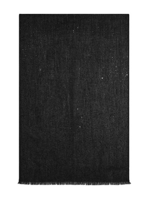 Ferragamo Micro paillette stole - Black - zdjęcie produktu nr 2