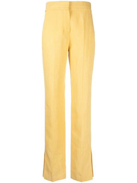 Jacquemus Le pantalon Tibau trousers - Yellow - zdjęcie produktu nr 1