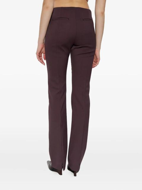 Sportmax Banda crease trousers - Red