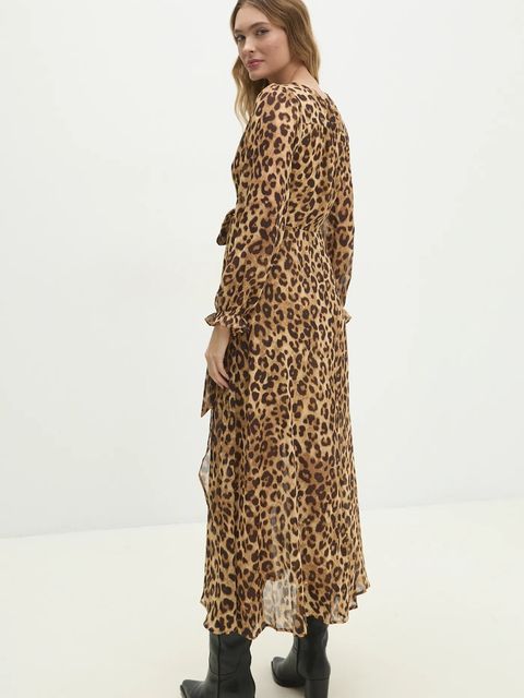 Answear.LAB sukienka z jedwabiem