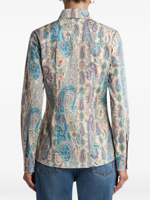 ETRO paisley-motif cotton shirt - Neutrals - zdjęcie produktu nr 2