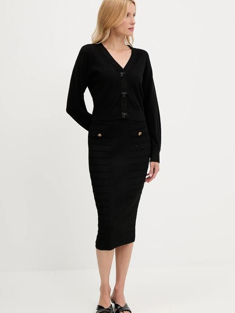 Guess kardigan LYLA damski kolor czarny lekki W5YR01 Z2ZK2 - zdjęcie produktu nr 2