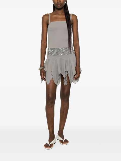 Gimaguas Leila sequin-embellishment mini dress - Grey - zdjęcie produktu nr 2