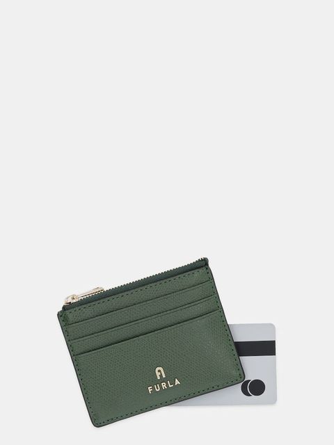Furla portfel skórzany damski kolor zielony WP00388.ARE000.OLI00