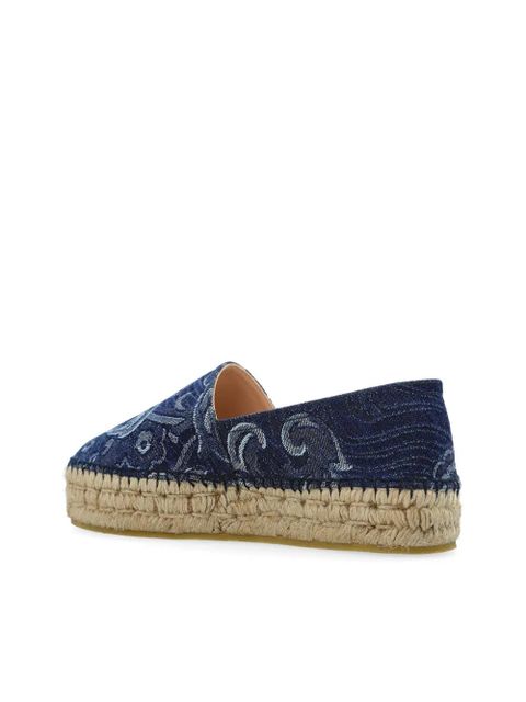 ETRO denim platform espadrilles - Blue - zdjęcie produktu nr 2