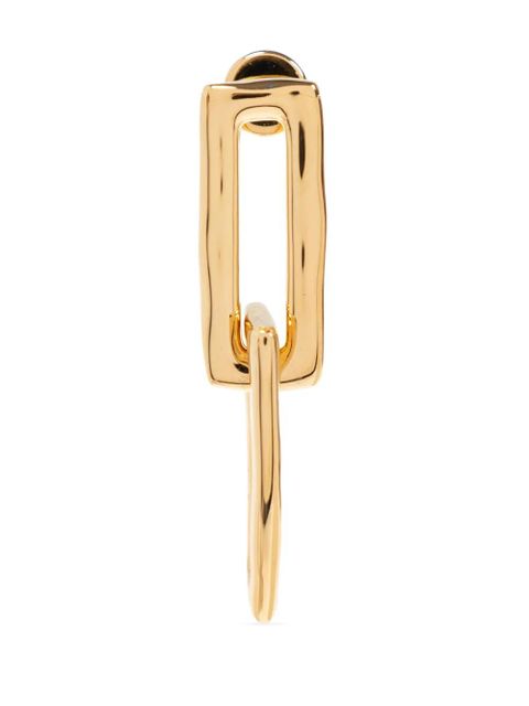 Jil Sander Rectangular Frame earrings - Gold