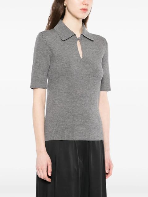 Jil Sander polo top - Grey