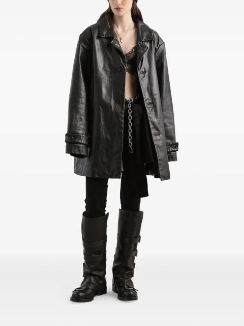 Dolce & Gabbana ribbed-knit wrap skirt - Black