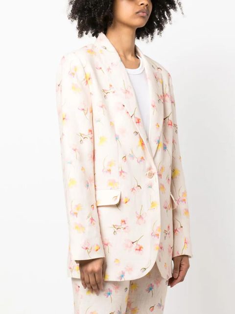 Zadig&Voltaire Vegy linen blazer - Neutrals