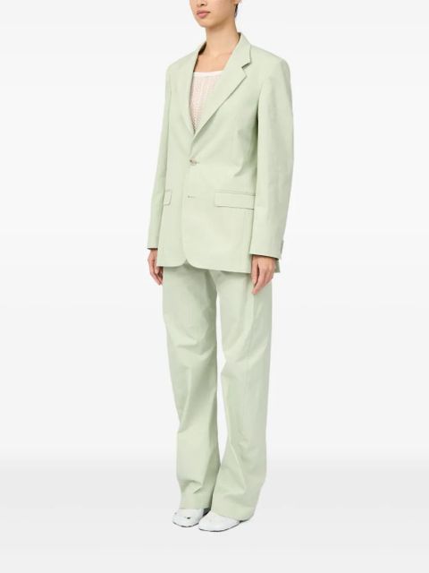 MM6 Maison Margiela single-breasted blazer - Green