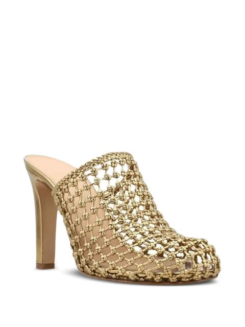 Ferragamo high-heeled mules - Gold - zdjęcie produktu nr 2