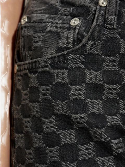 MISBHV monogram-check jeans - Black - zdjęcie produktu nr 2