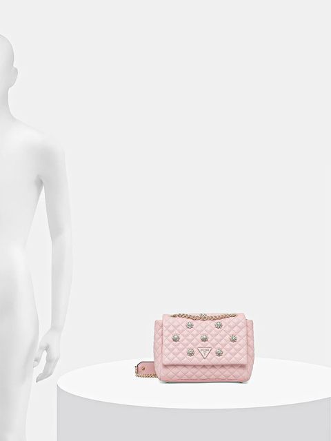 Guess torebka EVERLEE kolor różowy HWEG86 79210 - zdjęcie produktu nr 2