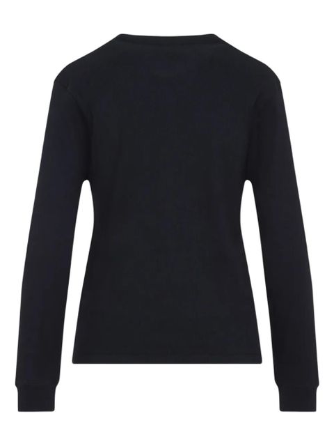 TOM FORD ribbed-knit T-shirt - Black
