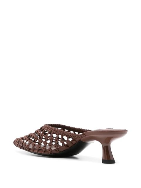 Simon Miller 60mm Knotted Gala mules - Brown