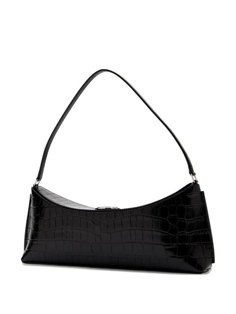 Jacquemus A Clutch Ovalo crocodile-embossed shoulder bag - Black - zdjęcie produktu nr 1
