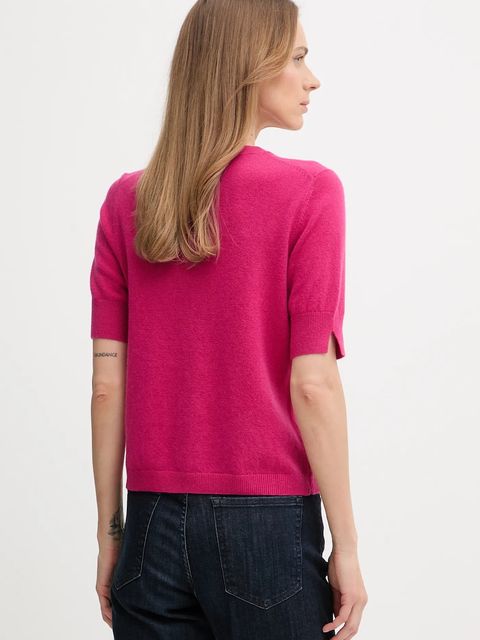 United Colors of Benetton sweter damski kolor różowy lekki 1002D10D2