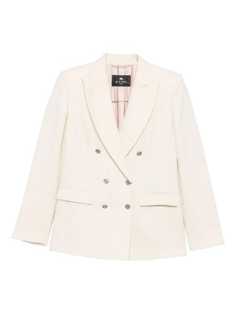 ETRO double-breasted blazer - Neutrals - zdjęcie produktu nr 2