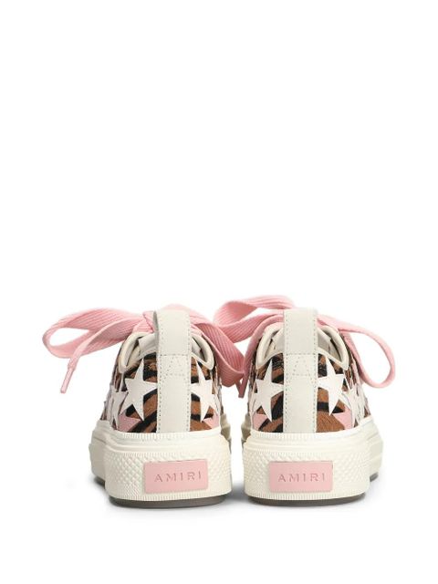 AMIRI star-pattern lace-up sneakers - Brown