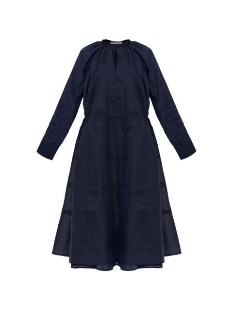 Jil Sander crew-neck midi dress - Blue - zdjęcie produktu nr 1