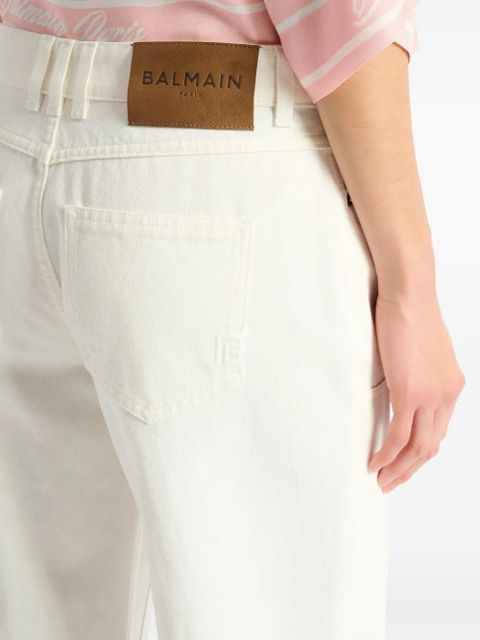 Balmain loose-fit denim jeans - White